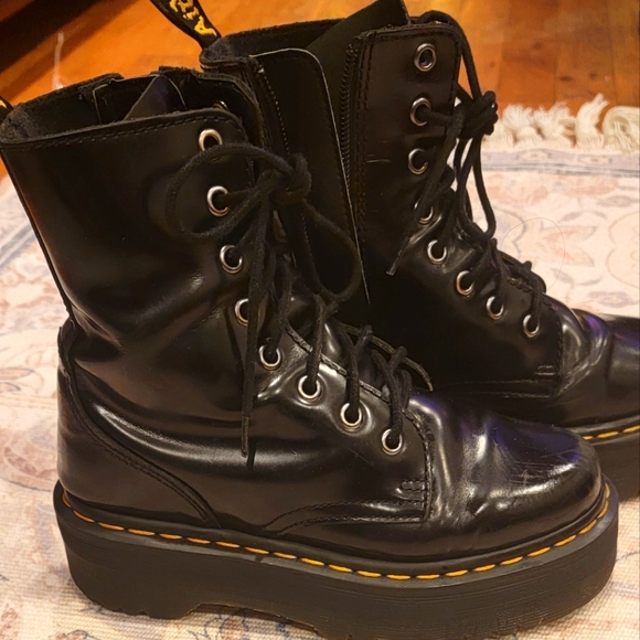 JADON BOOT SMOOTH LEATHER PLATFORMS size Women's 5/ Men's 4 - Picture 9 of 9